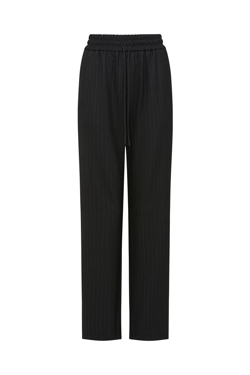 Vincent Wool Pant - Black Pinstripe – Cable Melbourne