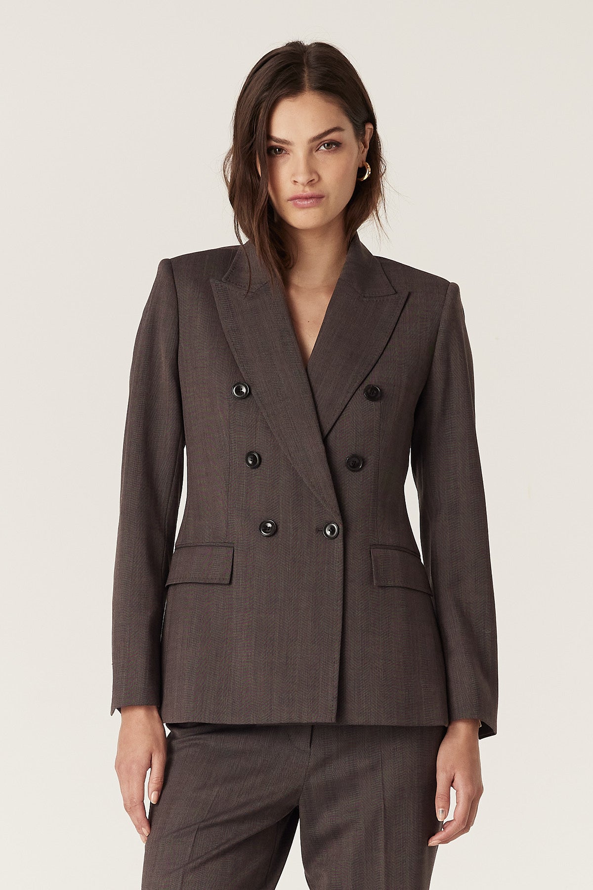 Fletcher Wool Blazer - Mocha – Cable Melbourne
