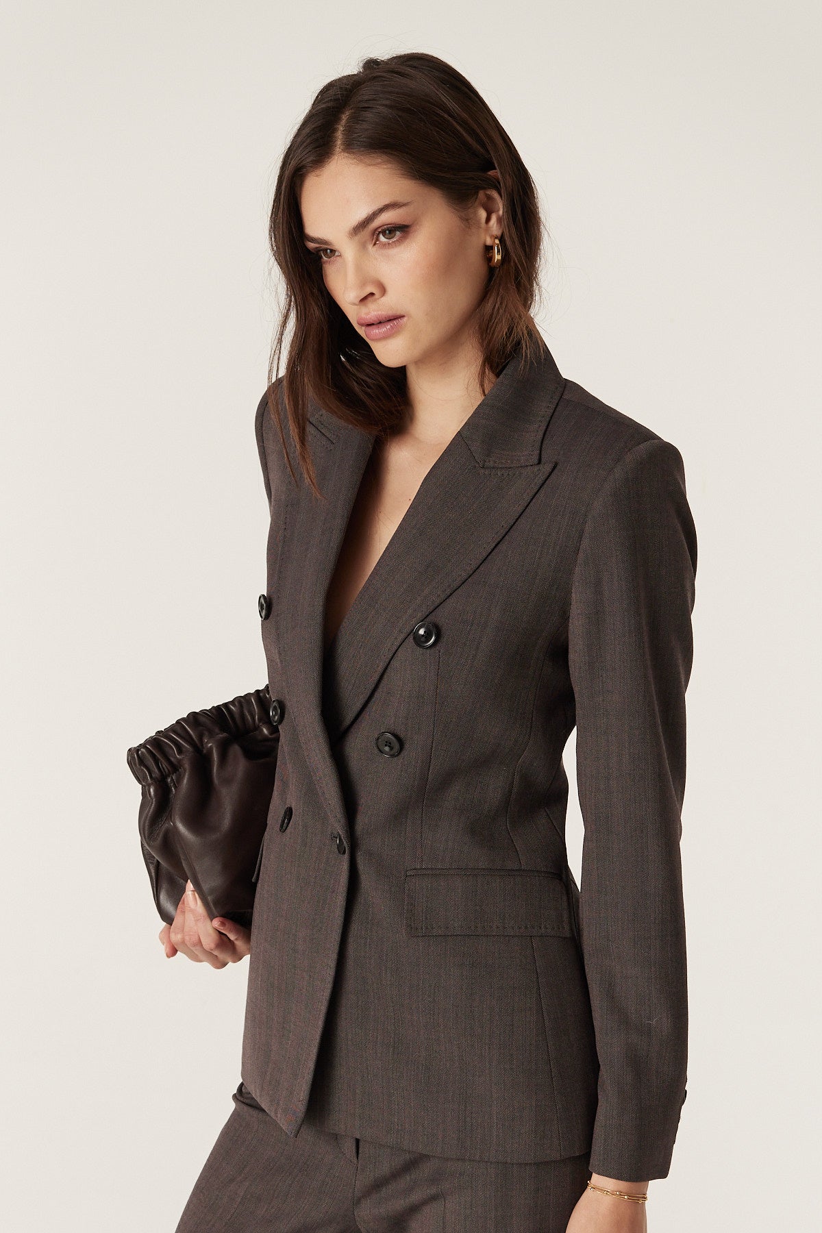 Fletcher Wool Blazer - Mocha – Cable Melbourne