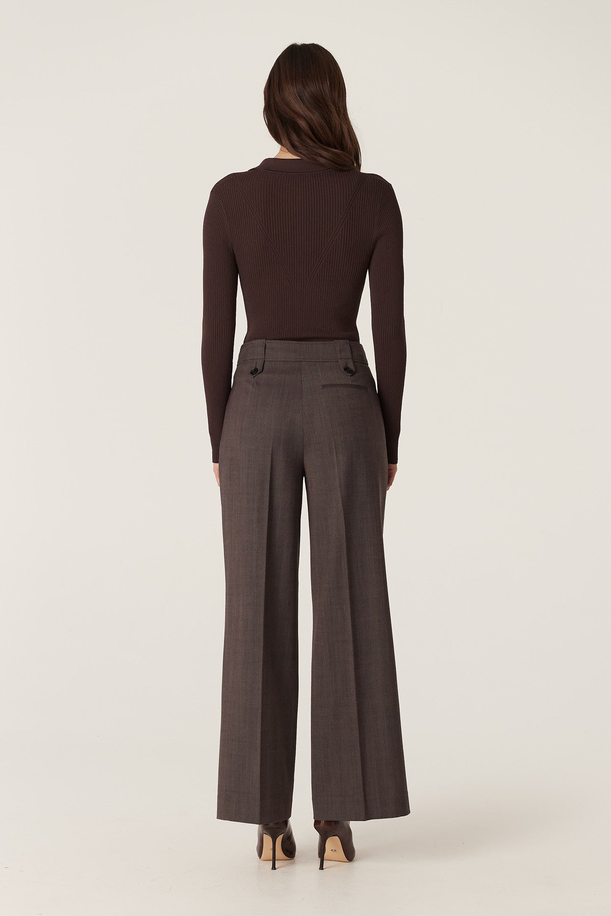 Fletcher Wool Pant - Mocha – Cable Melbourne