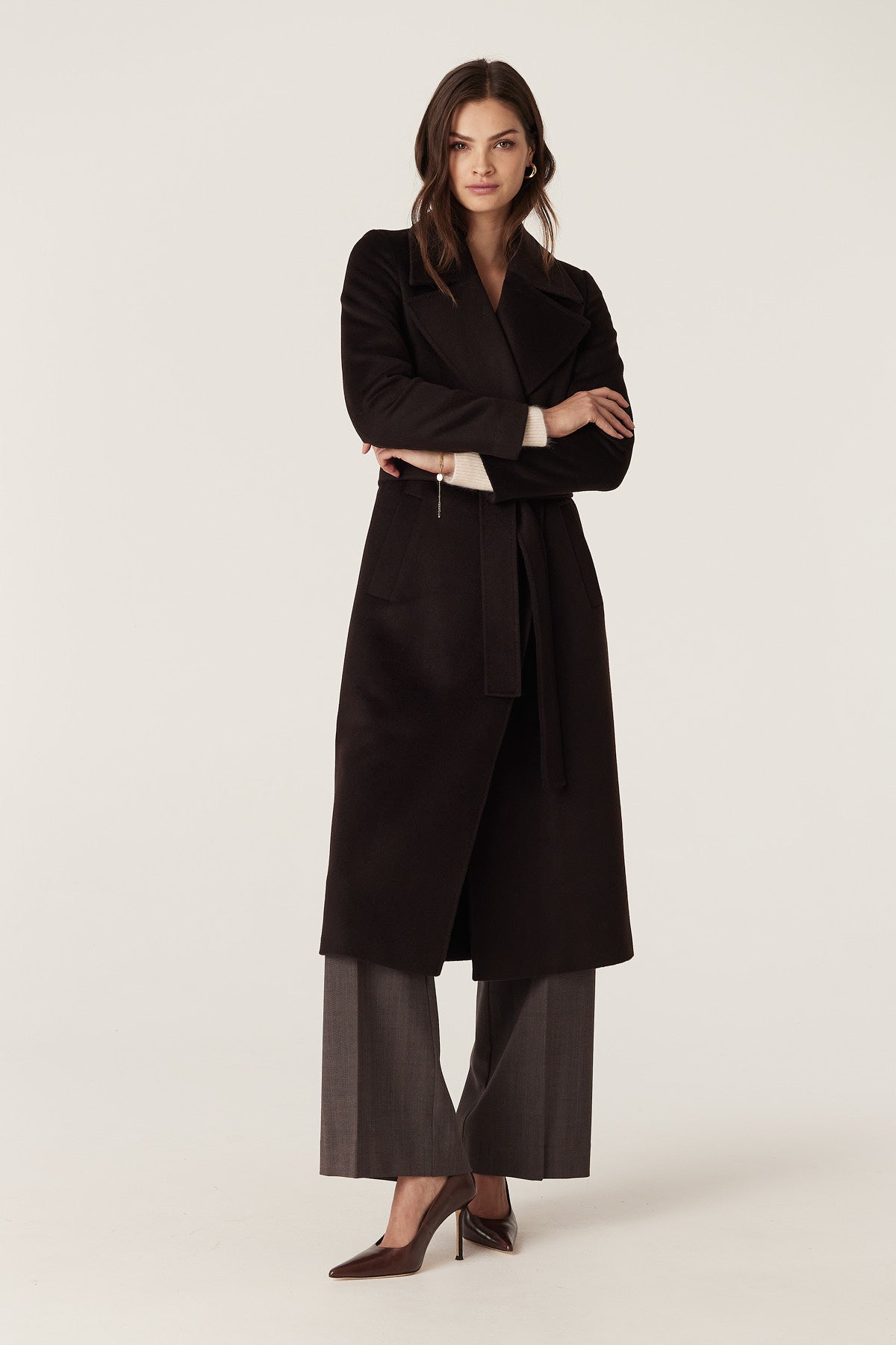 Evans Wool Coat - Espresso – Cable Melbourne