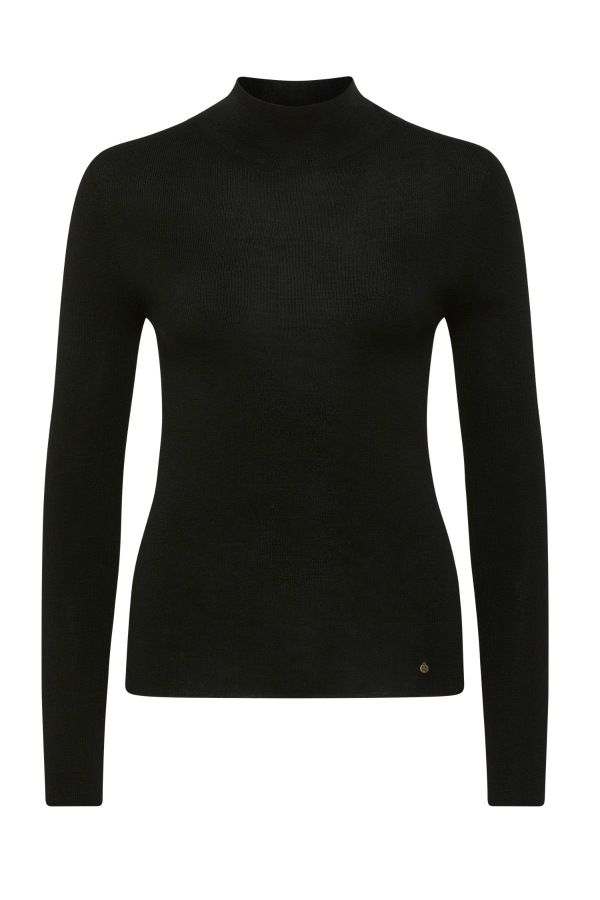 Superfine Merino Turtle Neck - Black – Cable Melbourne