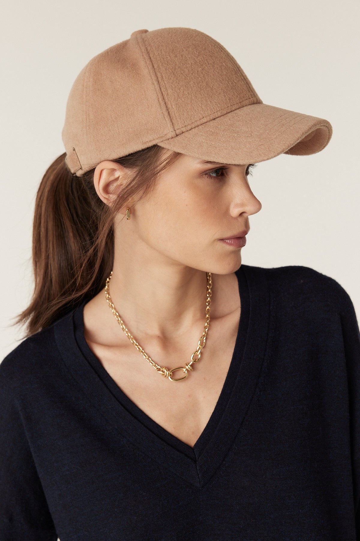 Wool Cashmere Cap - Camel – Cable Melbourne
