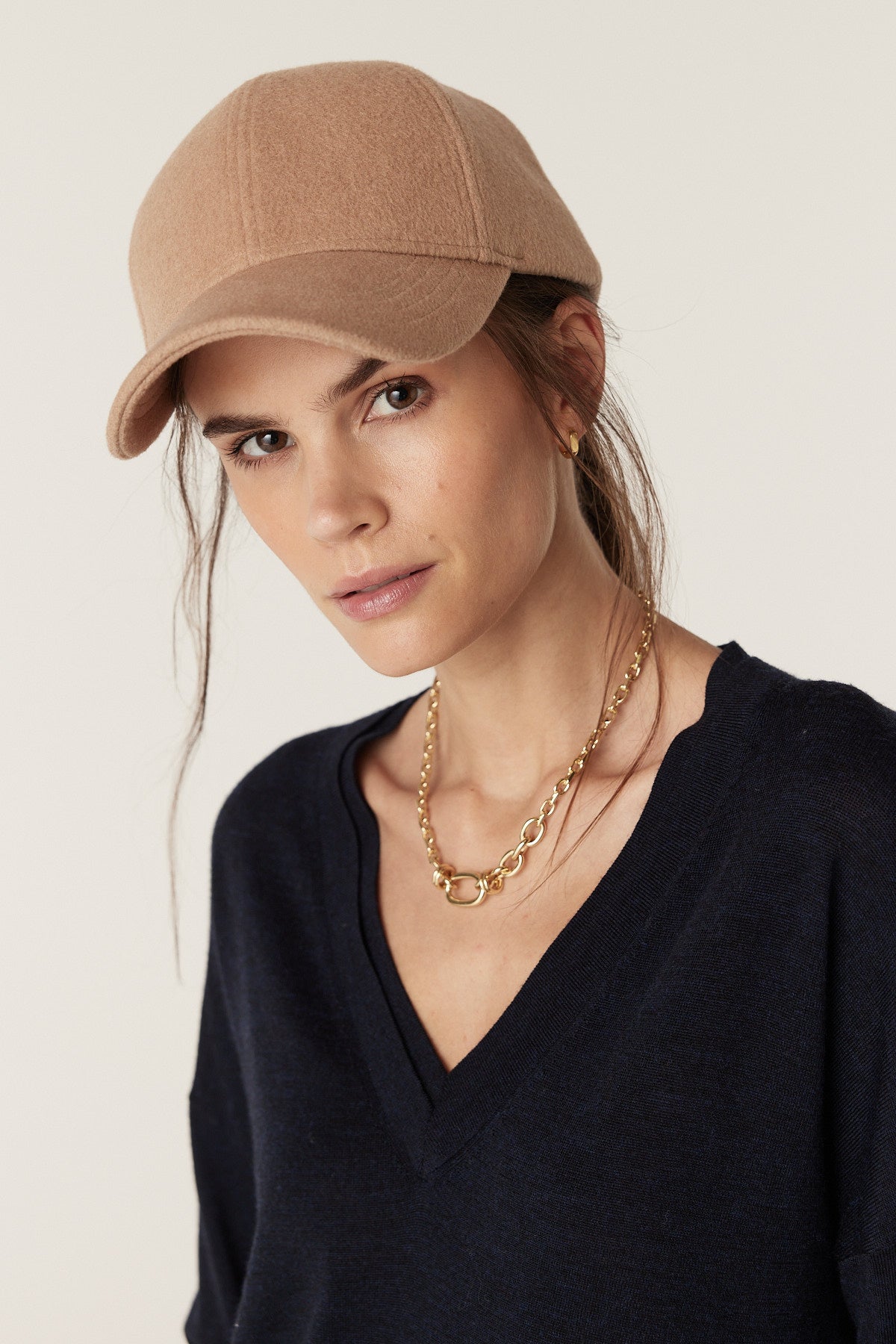 Wool Cashmere Cap - Camel – Cable Melbourne