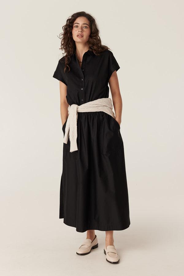 Pima Cotton Shirt - Black