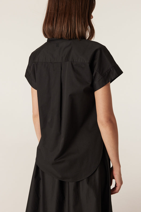 Pima Cotton Shirt - Black