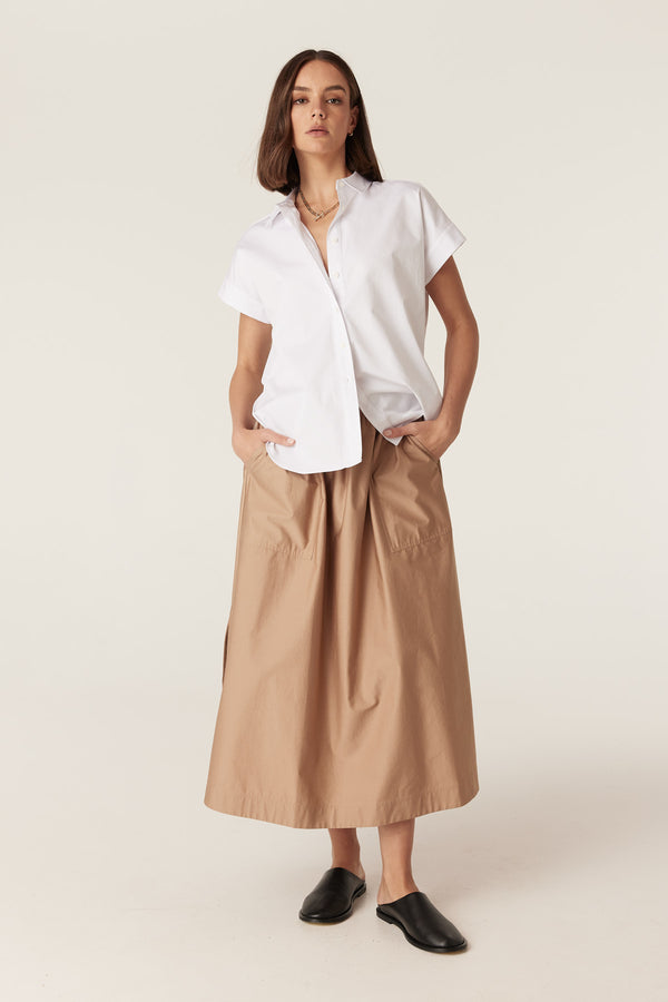 Pima Cotton Shirt - White