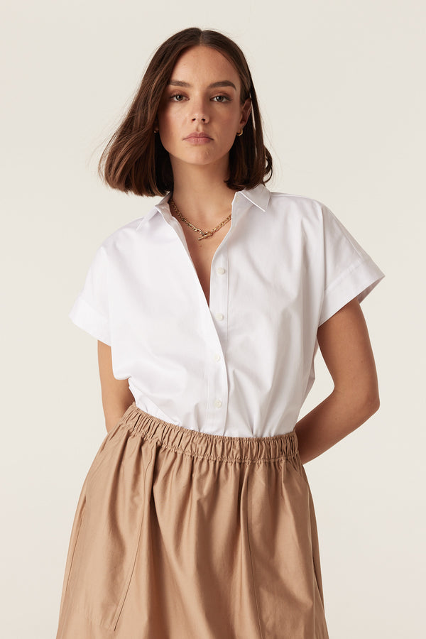 Pima Cotton Shirt - White