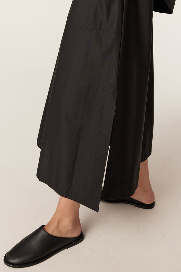 Pima Cotton Skirt - Black