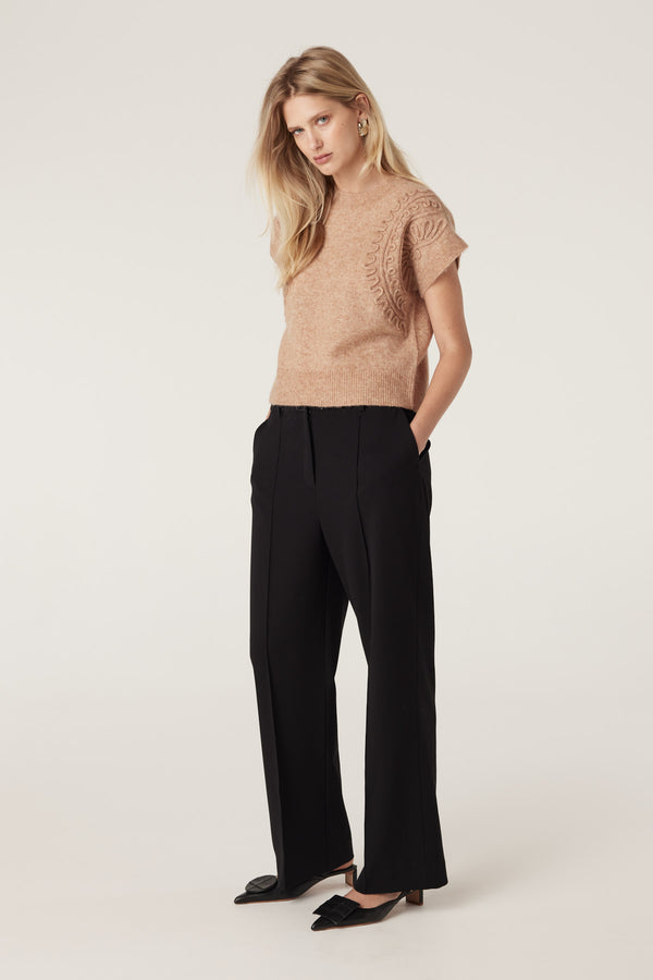 Elena Knit Top - Toffee-Tops-Cable Melbourne