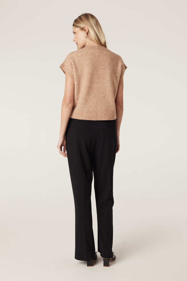 Elena Knit Top - Toffee-Tops-Cable Melbourne