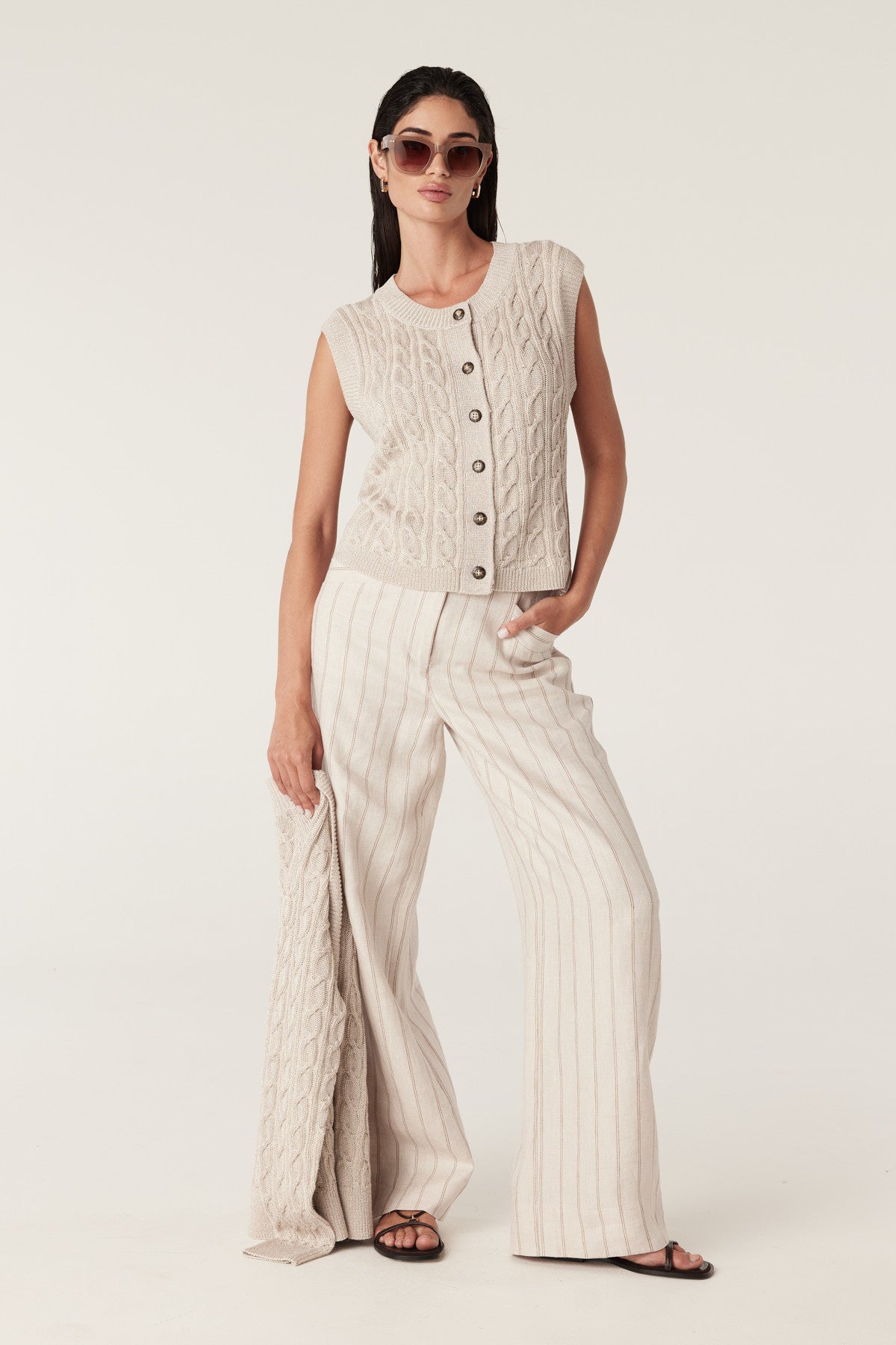 Lumen Cable Vest - Natural – Cable Melbourne