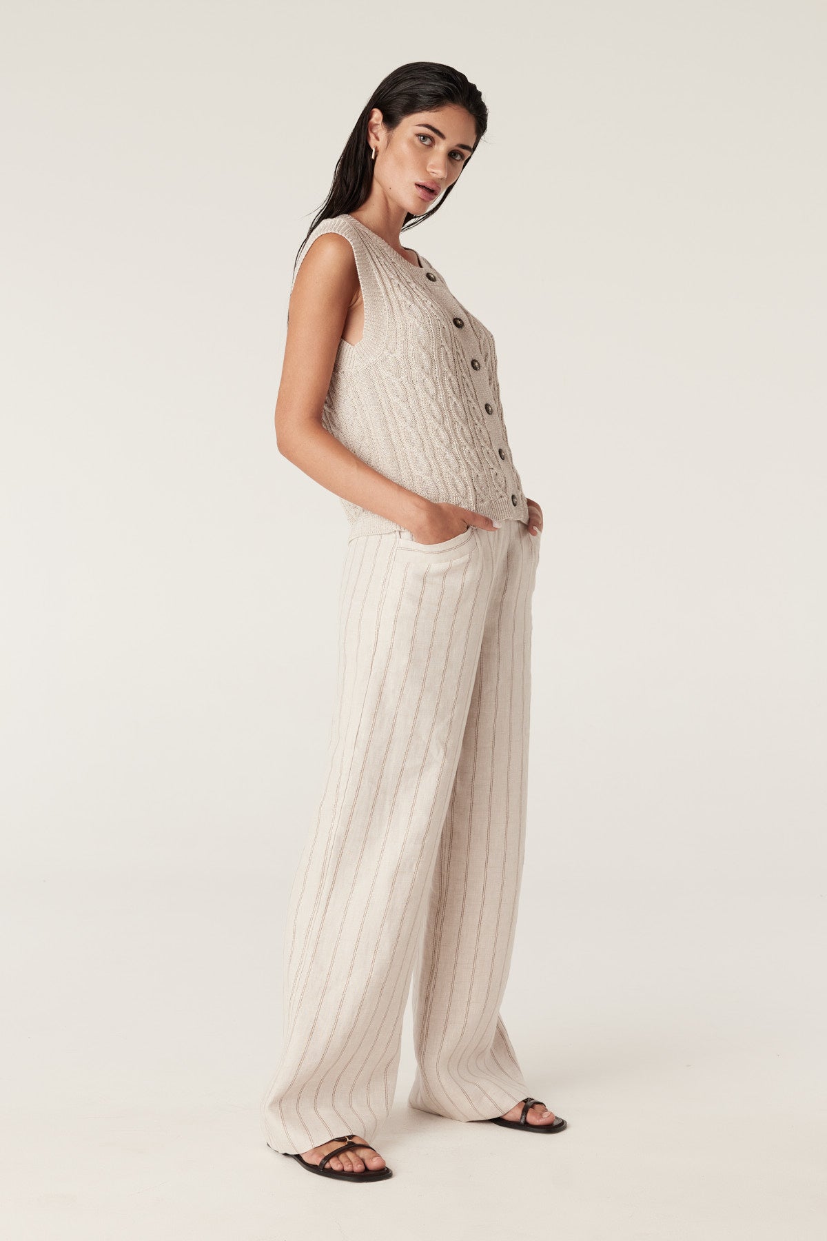 Lumen Cable Vest - Natural – Cable Melbourne
