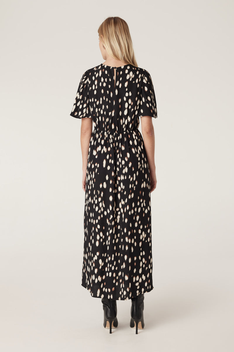 Francesca Dress - Animal Spot-Dresses-Cable Melbourne