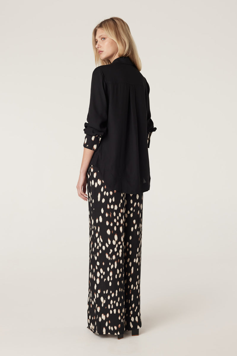 Francesca Shirt - Animal Spot-Tops-Cable Melbourne