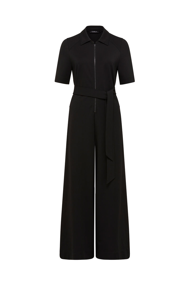 Teresa Ponte Jumpsuit - Black-Jumpsuits-Cable Melbourne