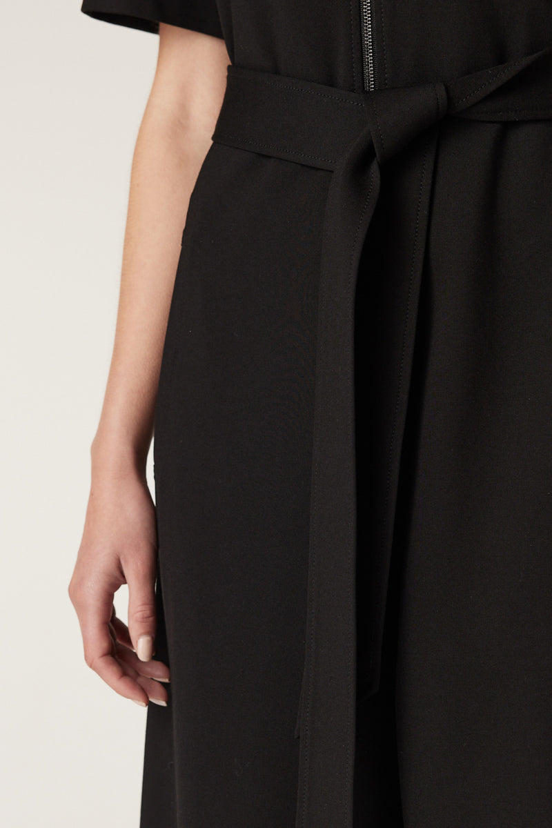 Teresa Ponte Jumpsuit - Black-Jumpsuits-Cable Melbourne