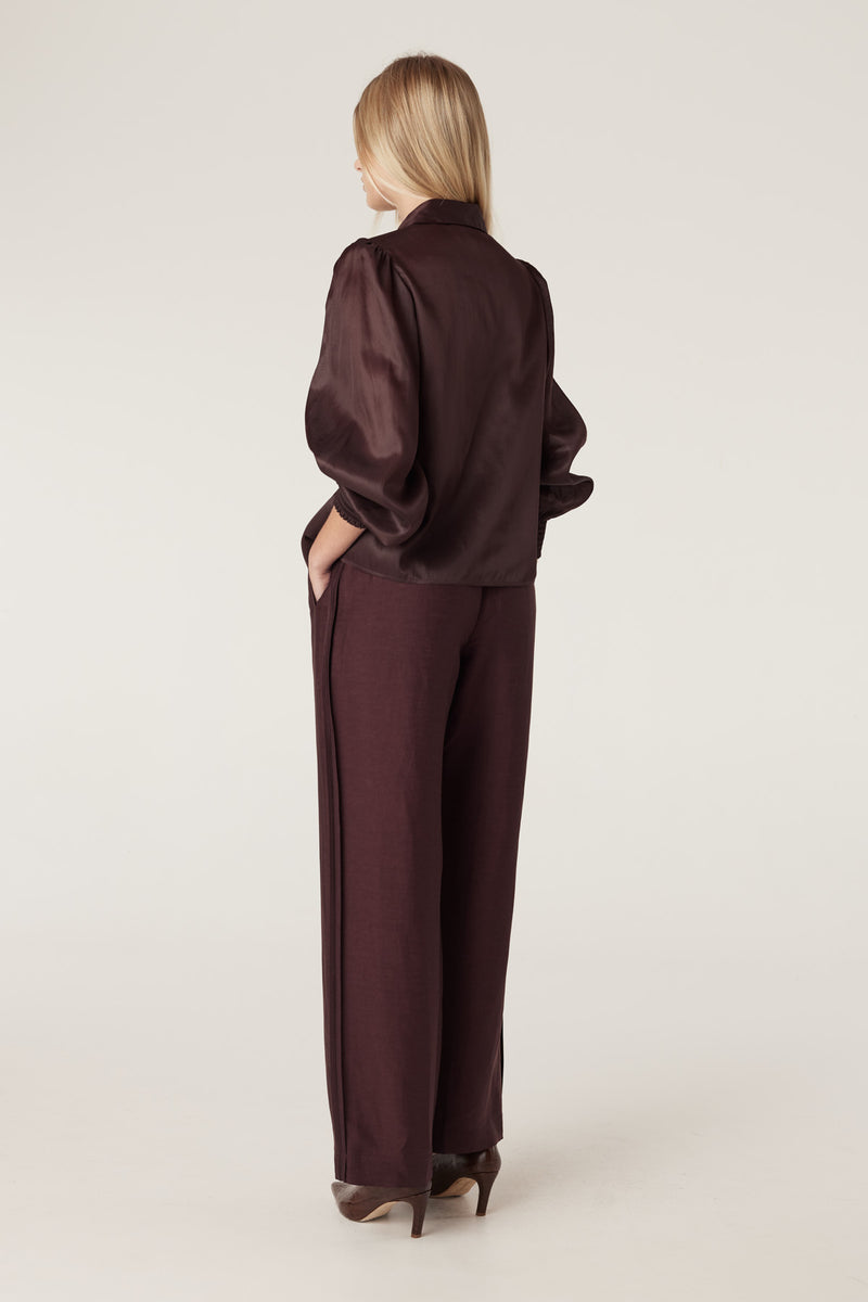 Mirage Blouse - Raisin-Tops-Cable Melbourne