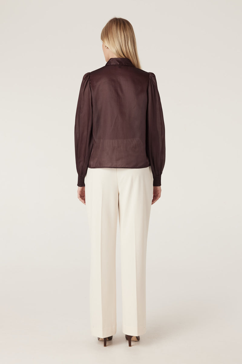 Mirage Blouse - Raisin-Tops-Cable Melbourne