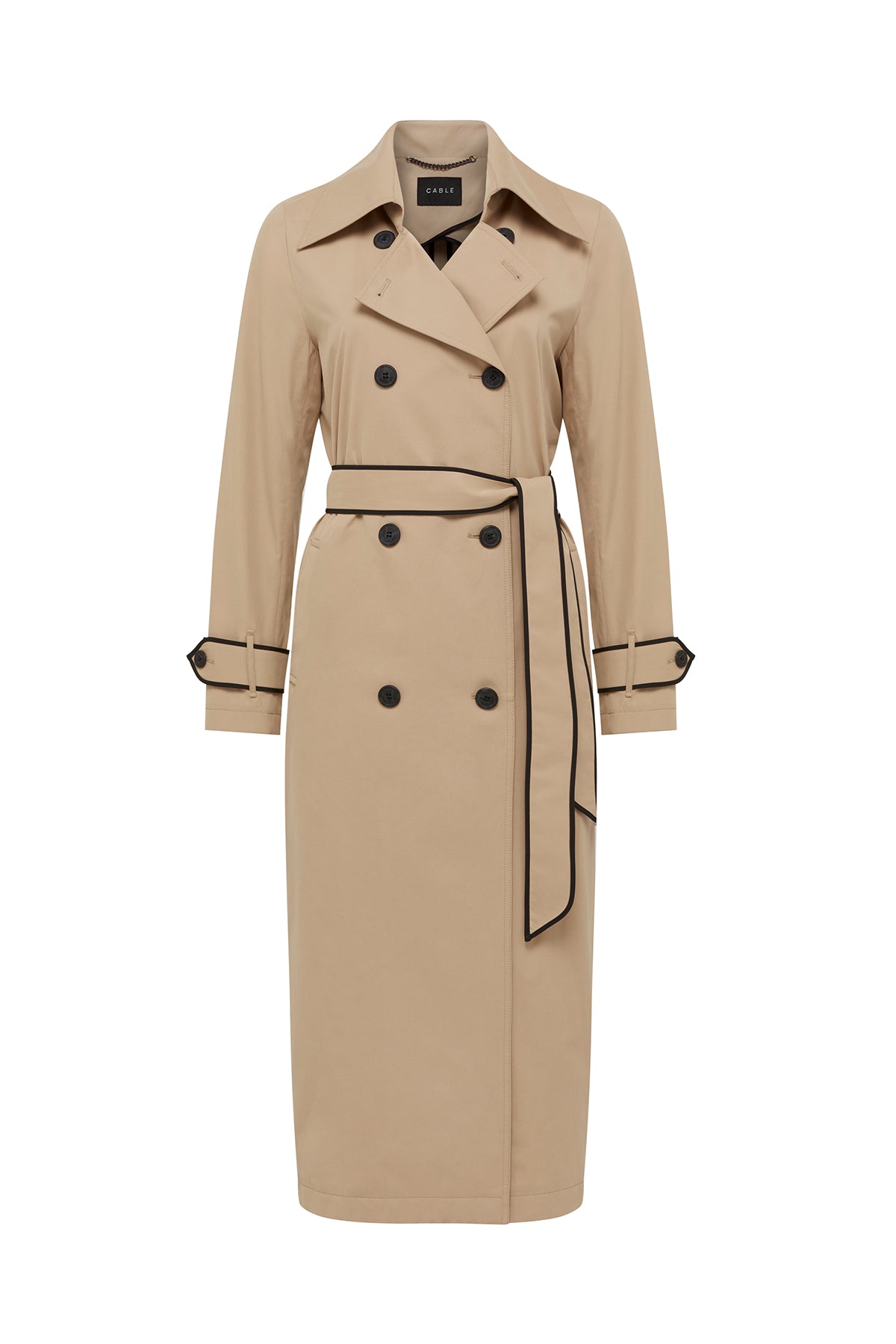 Sofia Spring Trench Coat - Biscuit – Cable Melbourne