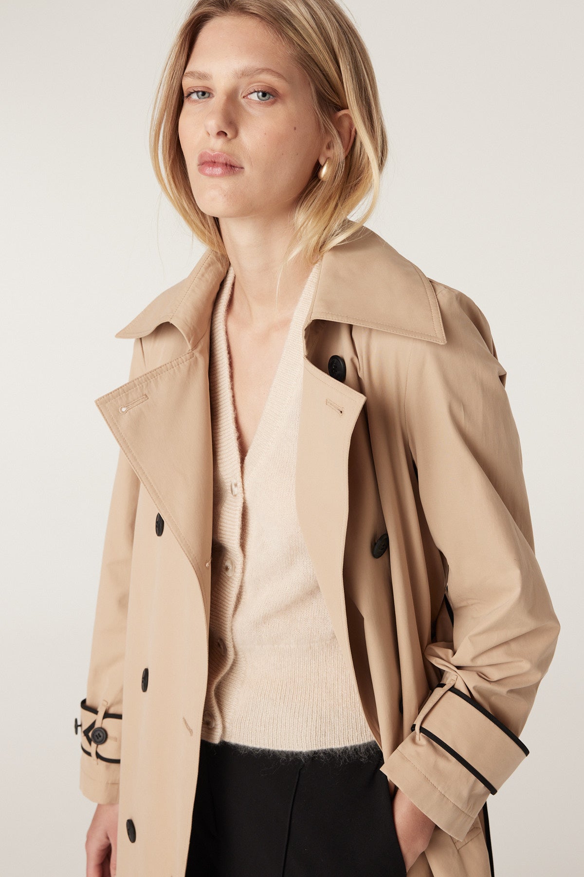Sofia Spring Trench Coat - Biscuit – Cable Melbourne