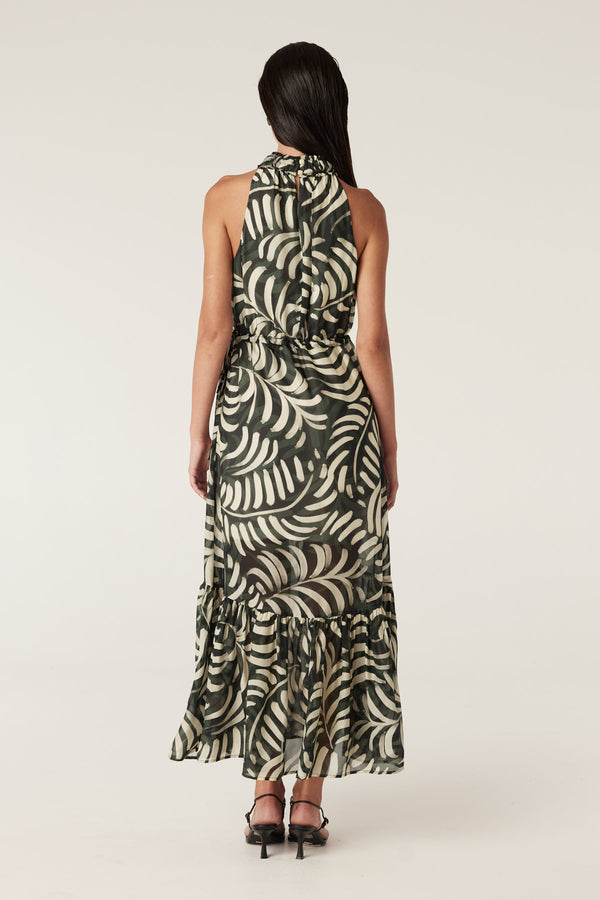 suellen twist neck halter midi dress Siena Halter Neck Midi Dress main image 1