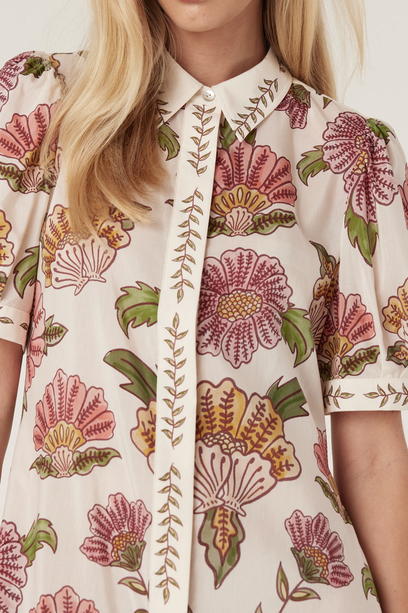Evita Maxi Dress - Rosa Floral-Dresses-Cable Melbourne