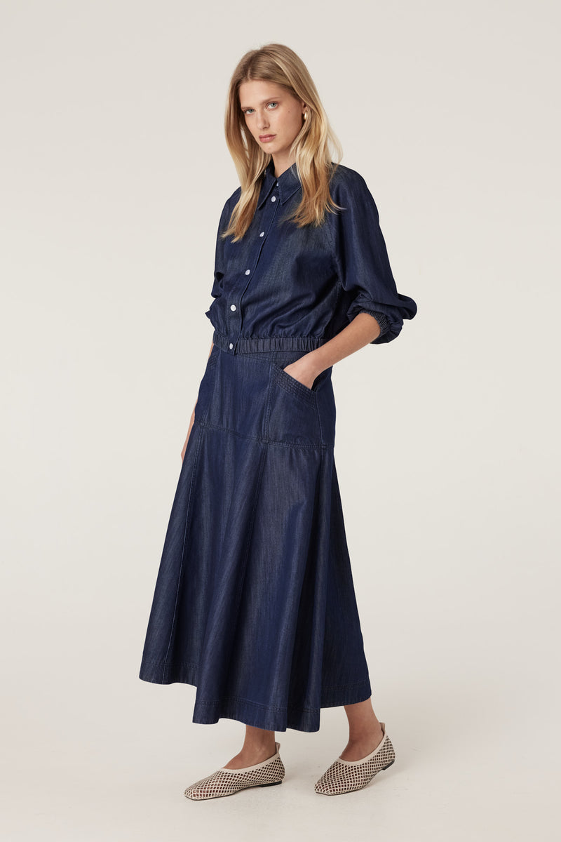 Bay Shirt - Indigo-Shirts-Cable Melbourne