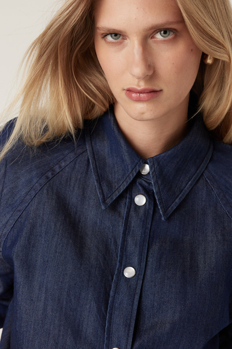 Bay Shirt - Indigo-Shirts-Cable Melbourne