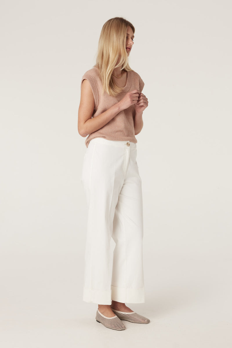 Porto Pant - White-Pants-Cable Melbourne