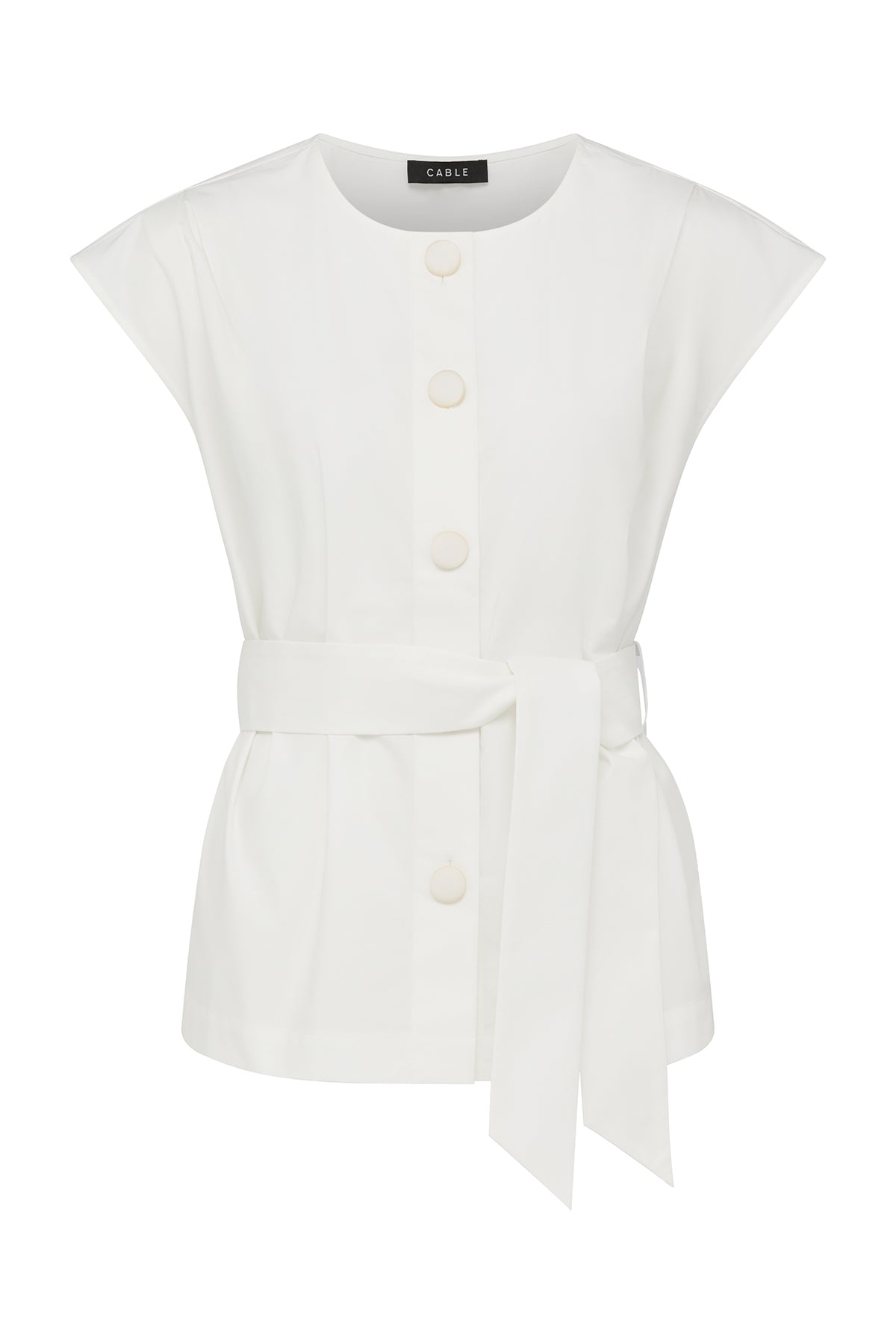 トップス marno Maya tops / White トップス marno Maya tops / White Embroidered short-sleeved top