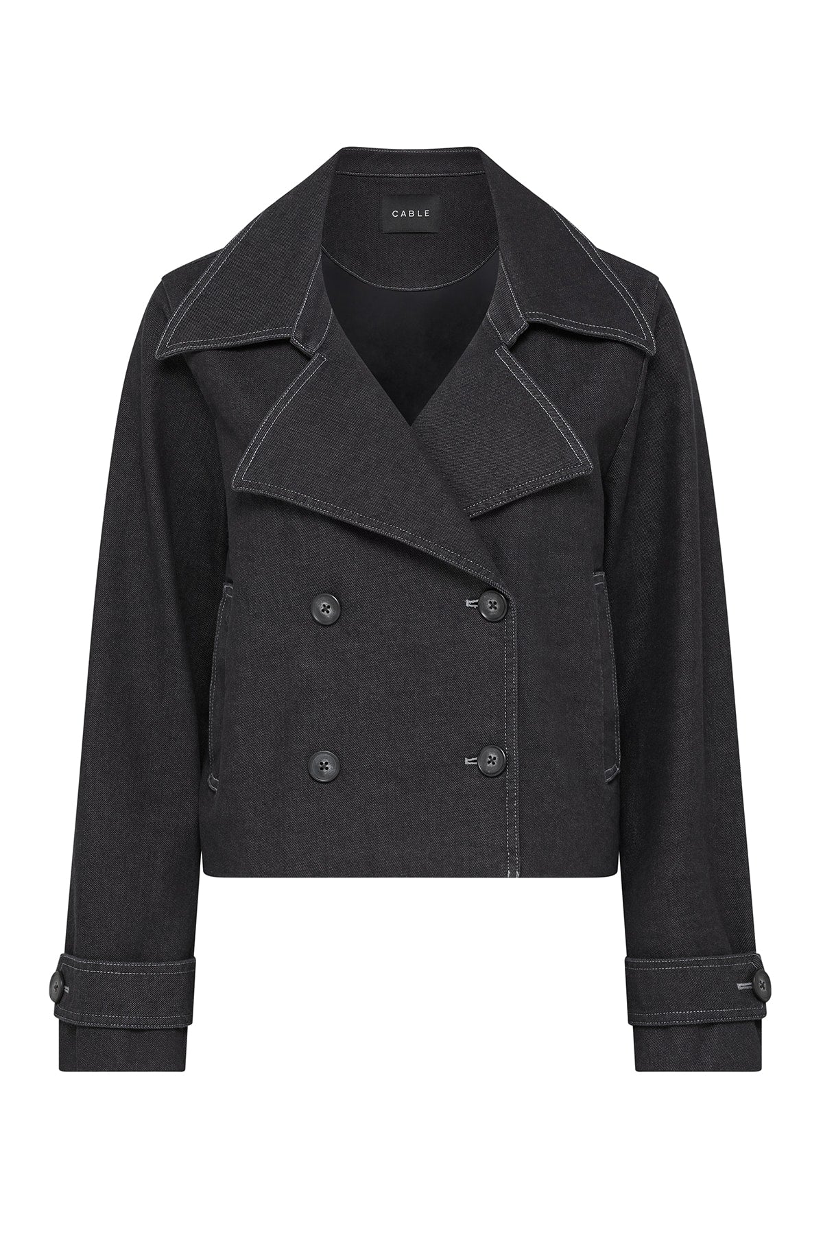 Heyworth Denim Jacket - Charcoal – Cable Melbourne