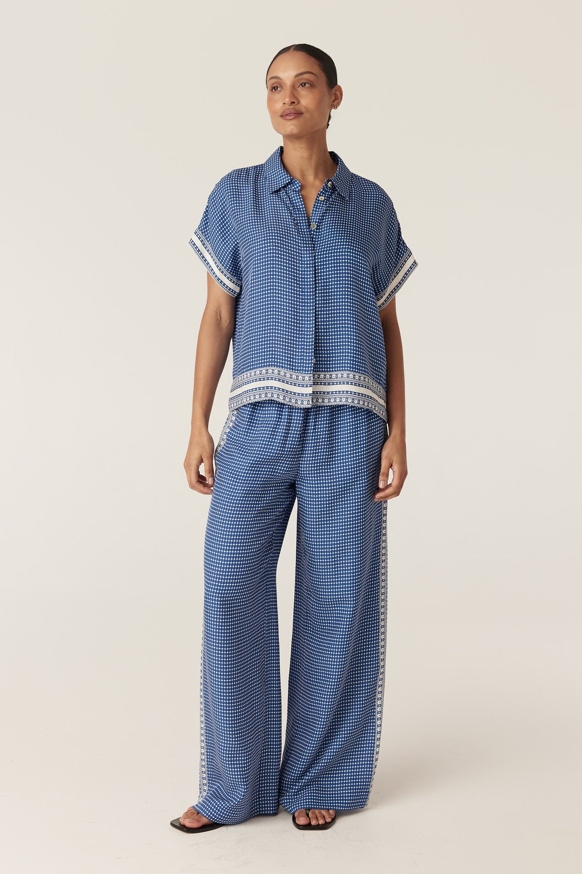 Serra Blouse - Mediterranean Tile