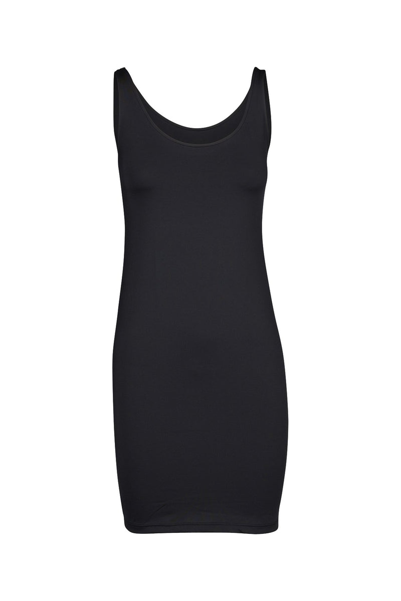 Basic Slip Dress - Black-Cable Melbourne-1