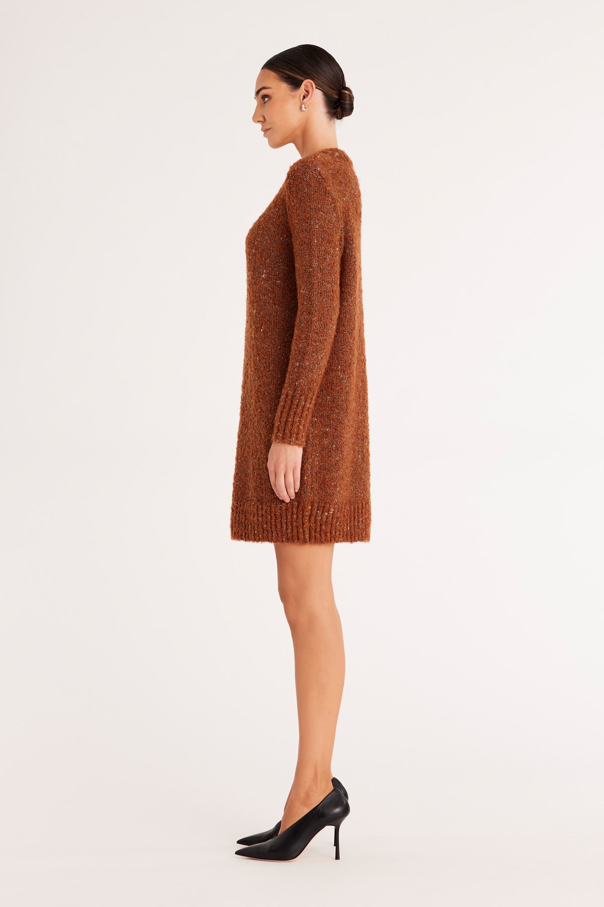 Rust sweater dress 2025