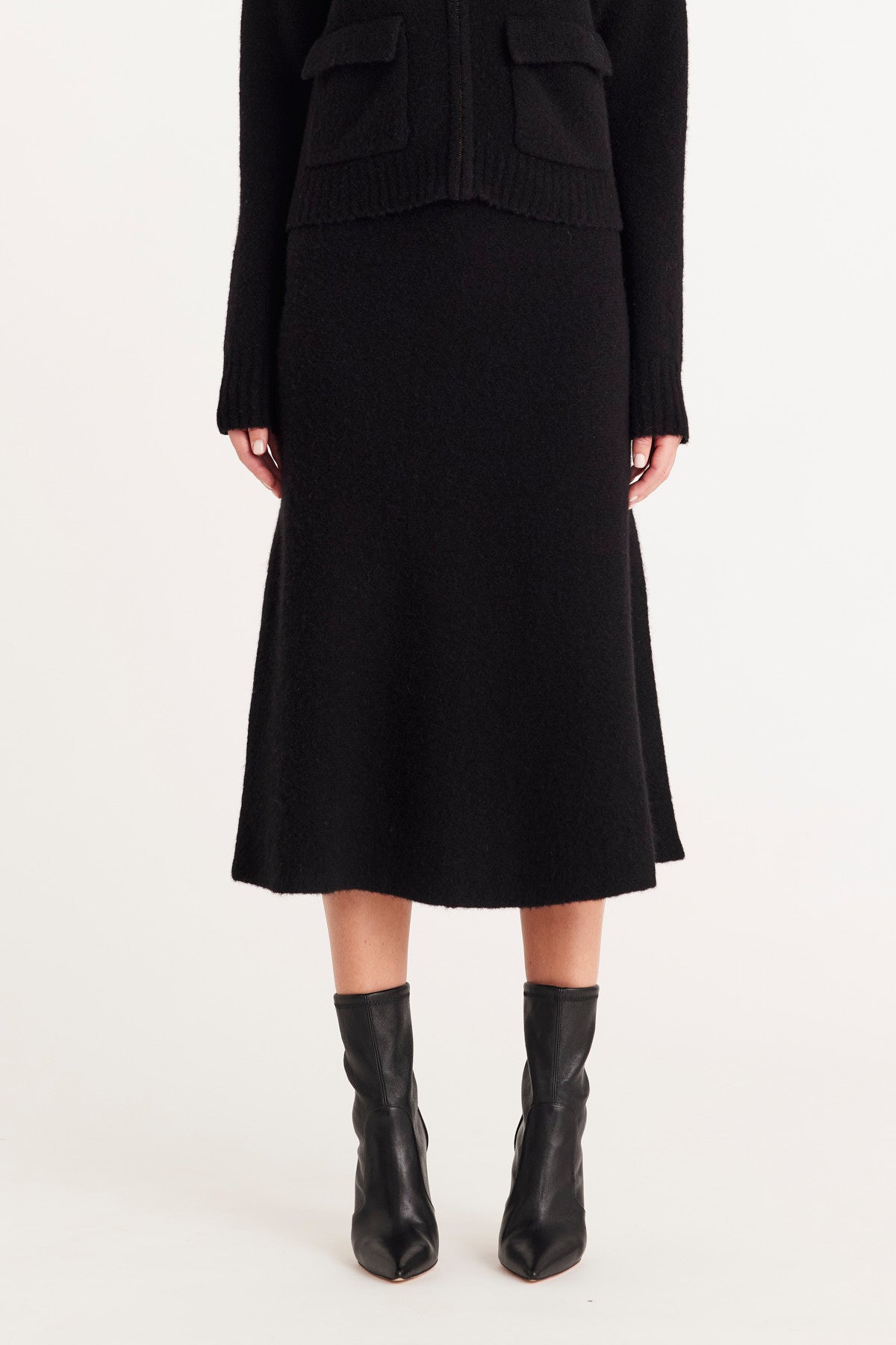 Jil Sander A-line Flared Wool Mini Skirt - Farfetch