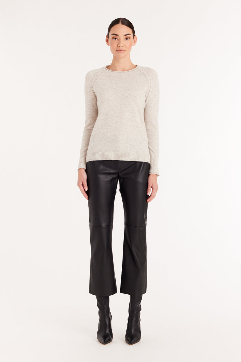 Cashmere Crew Jumper - Grey Marle – Cable Melbourne