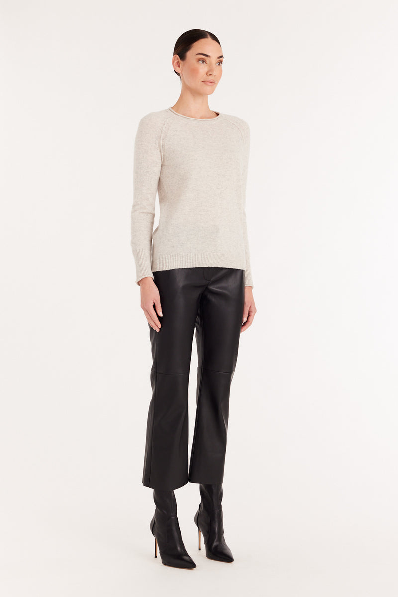 Cashmere Crew Jumper - Grey Marle – Cable Melbourne