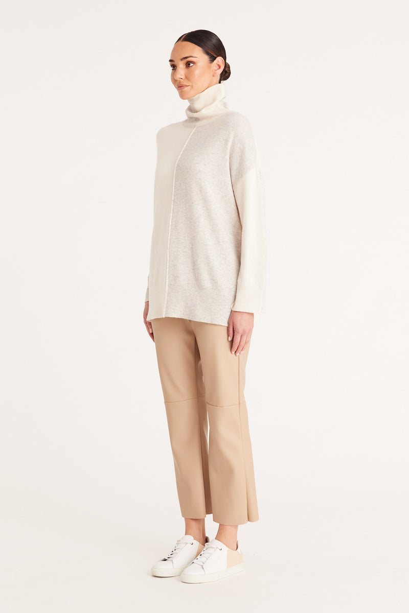 Cashmere Oversized Jumper - Grey Marle – Cable Melbourne