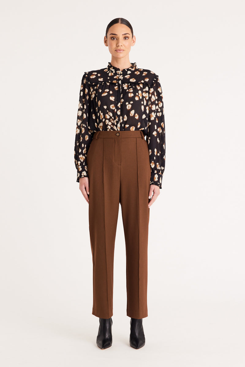 Tate Wide Leg Pant - Rust – Cable Melbourne