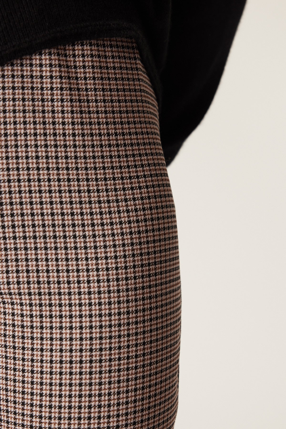 Liv Mini Check Pant - Brown Check – Cable Melbourne