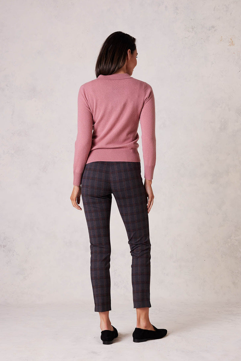 Pure Cashmere Henley Jumper - Musk-Cable Melbourne-4