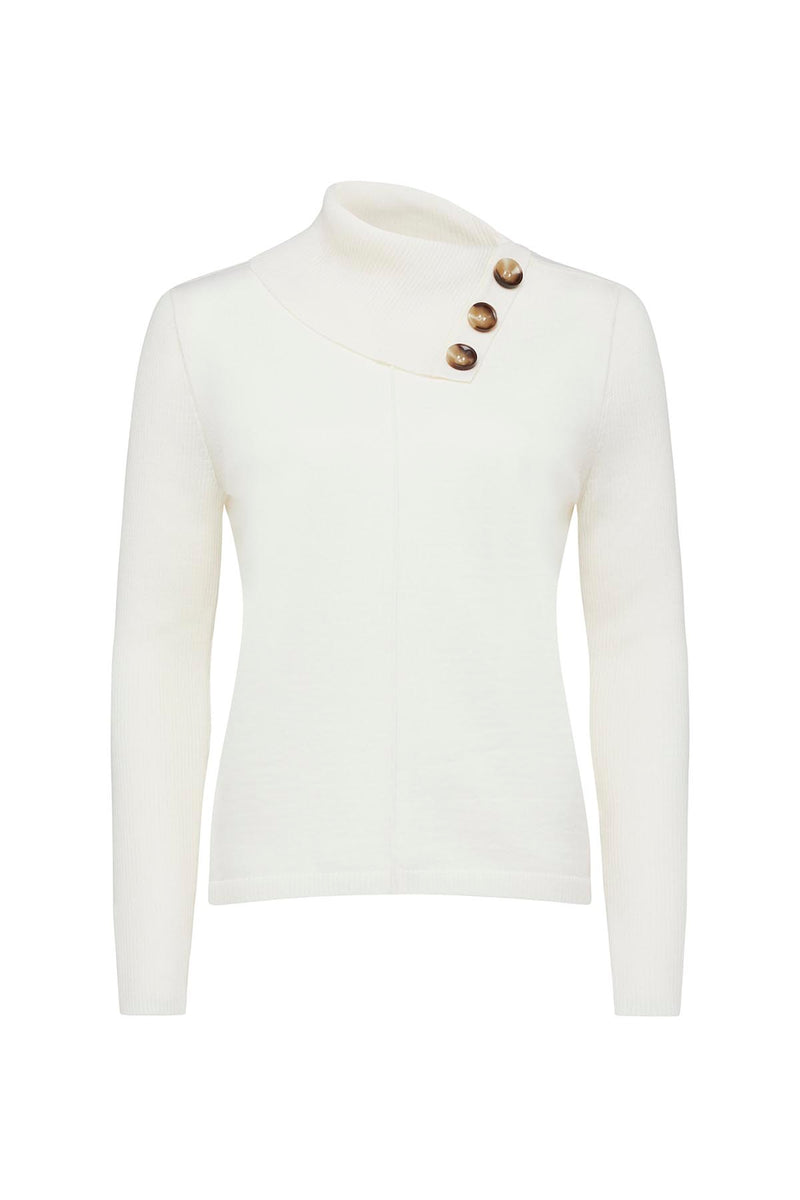 Geneva Merino Jumper - Antique White-Cable Melbourne-2