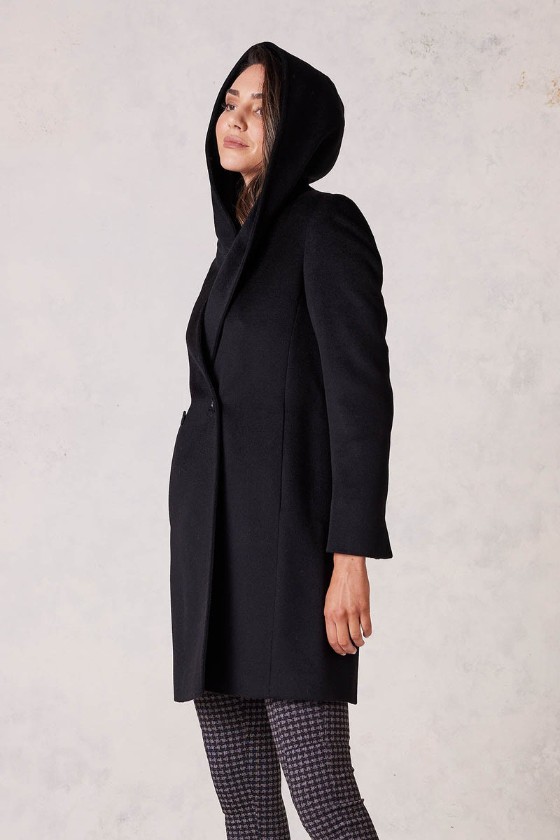 Preston Wool Coat - Black-Cable Melbourne-3