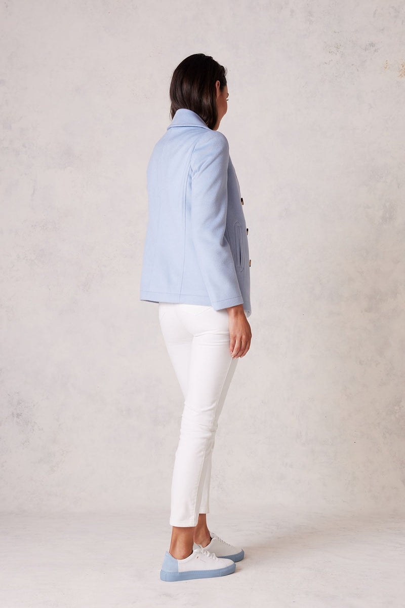 Copenhagen Pea Coat - Sky-Cable Melbourne-5