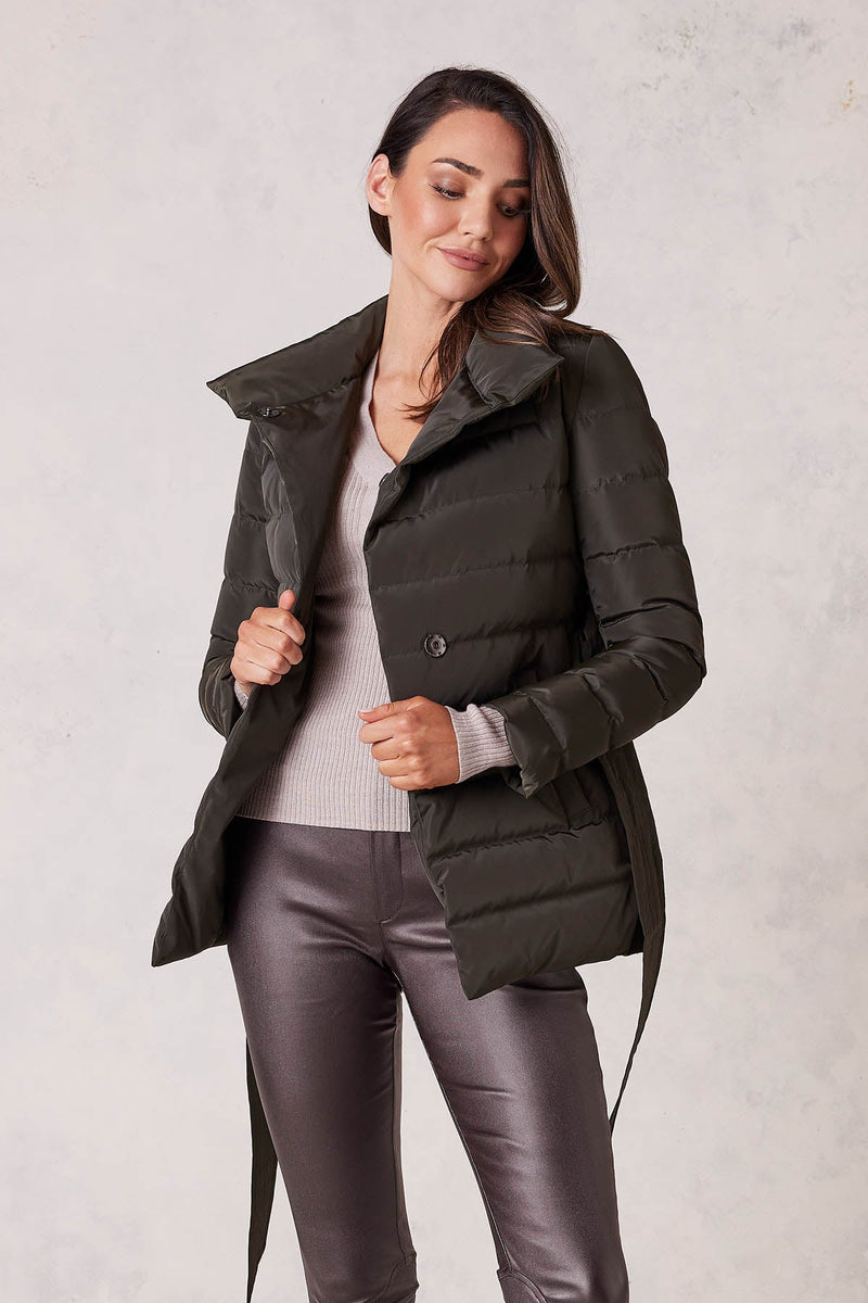 Melrose Wrap Puffer - Khaki-Cable Melbourne-3