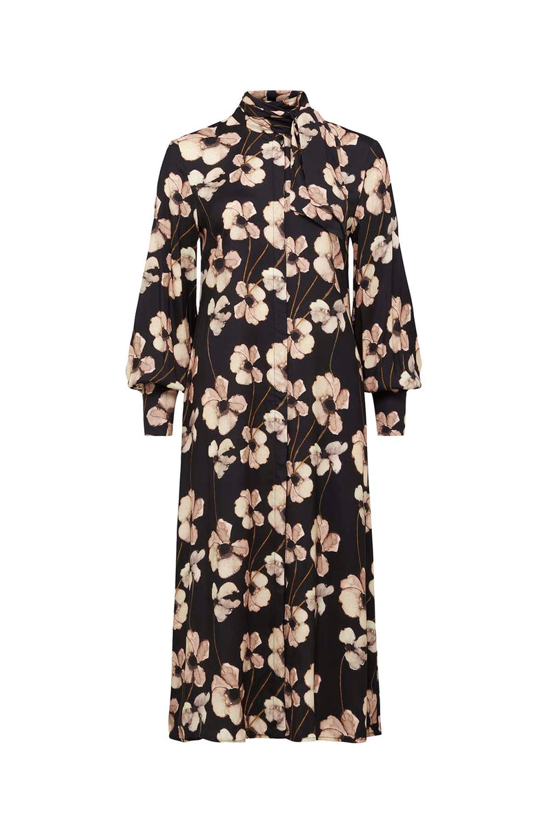 Beaumont Midi Dress - Wild Poppy-Cable Melbourne-2