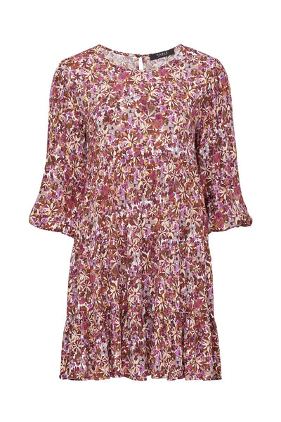 Bari Tiered Dress - Spring Floral Print – Cable Melbourne