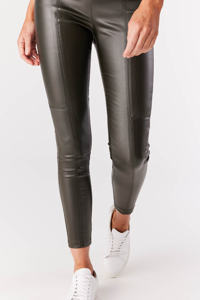 Waxed Legging - Khaki-Cable Melbourne-3