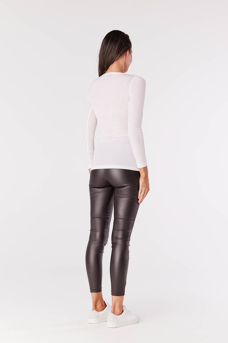 Babywool Rib Crew - Milk-Cable Melbourne-7